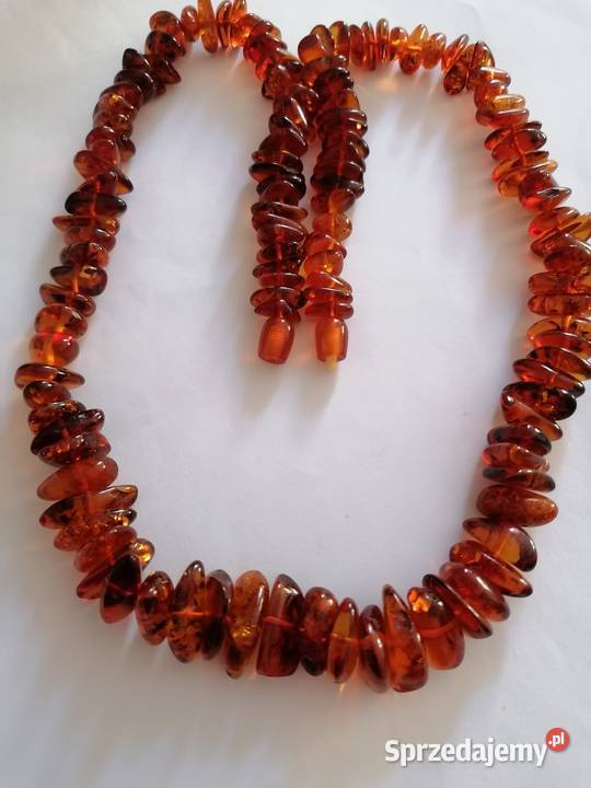 Naszyjnik Bursztyn koniakowy Białystok