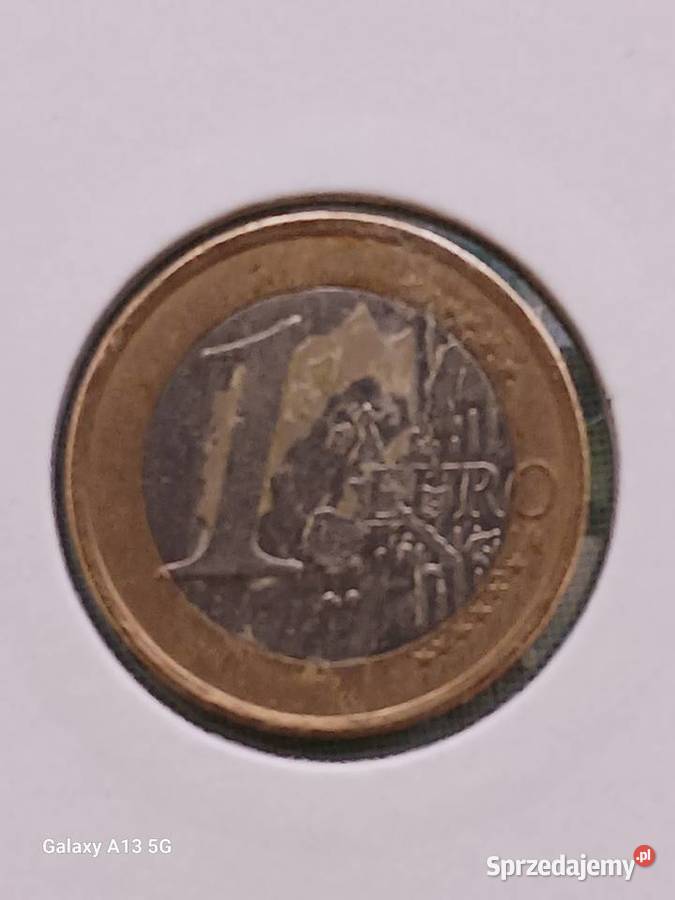 1 Euro Francja 2001 r wielkopolskie Konin