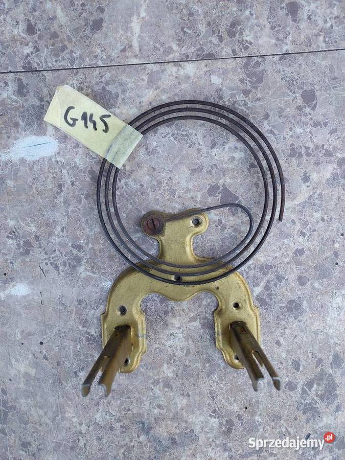 G145 Gong sanki półka mocowanie mechanizmu Antyki