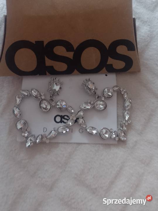 ASOS Bogato zdobione kolczyki serca z Londynu małopolskie Kraków