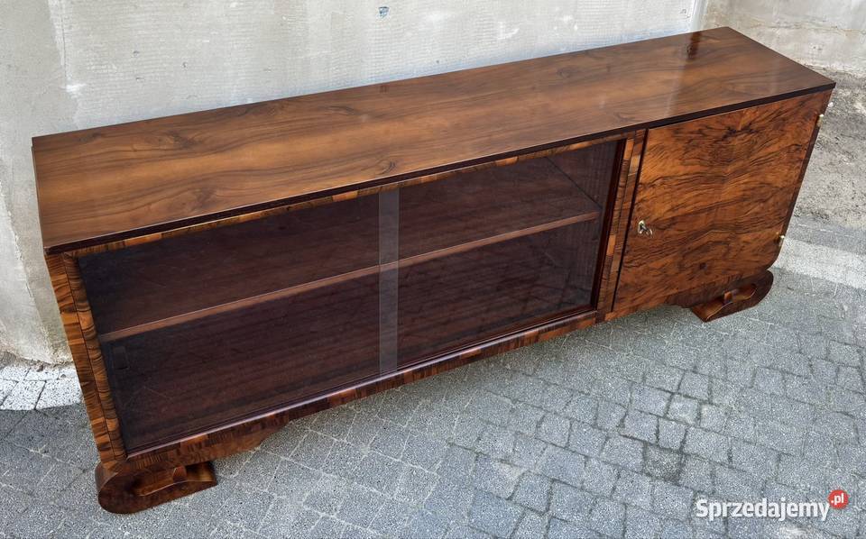 KomodaSzafka RTV Orzech 175 Art Deco Antyk