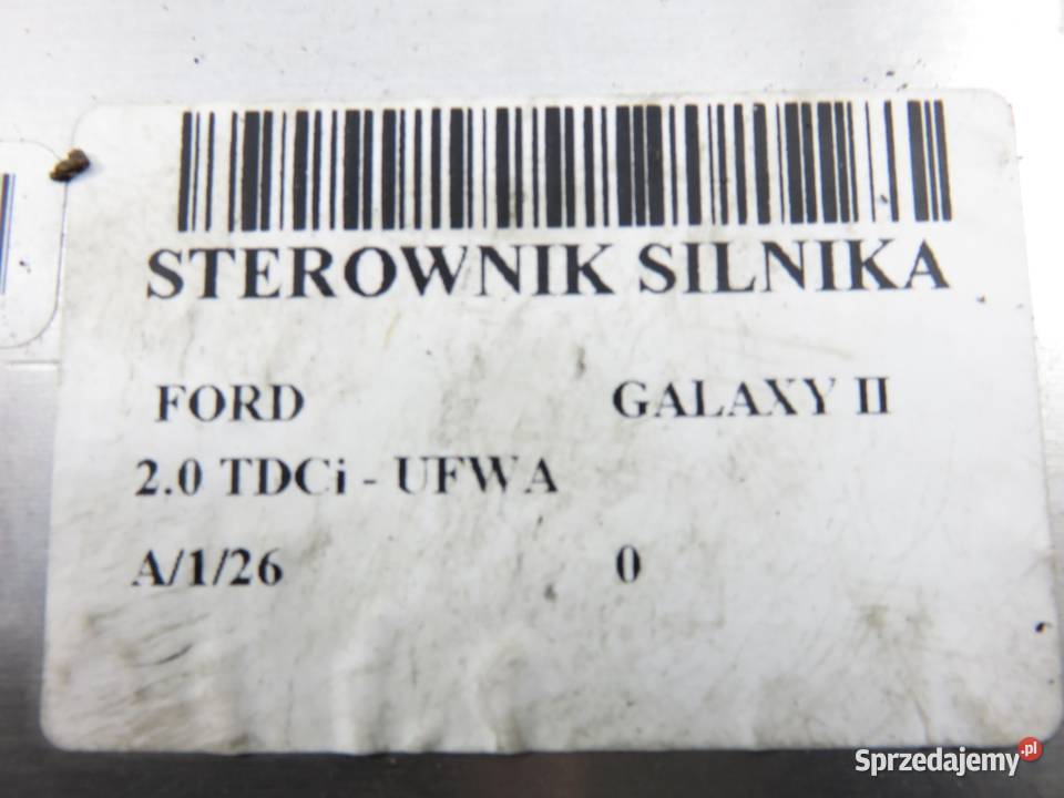 STEROWNIK FORD GALAXY II 20 TDCi UFWA małopolskie