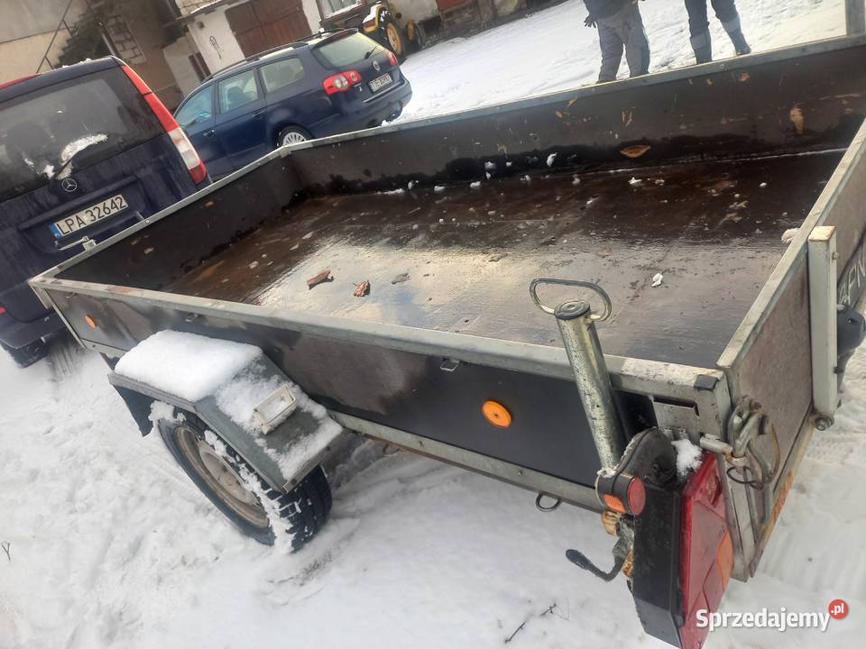 Sprzedam przyczepkę sprowadzono ładowność 1000 Czeberaki sprzedam