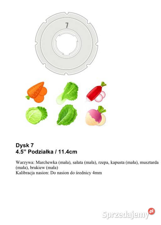 Ręczny siewnik do warzyw Cresco SRS Jedlina-Zdrój