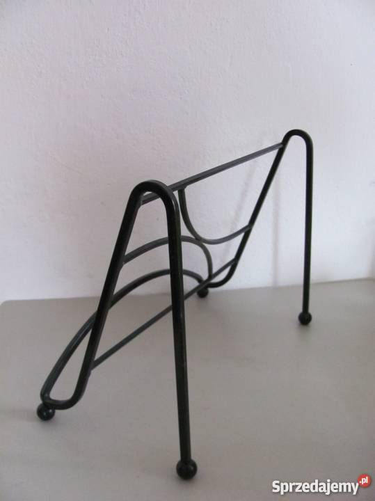 Gazetnik stojak na czasopisma gazety gazetownik czarny