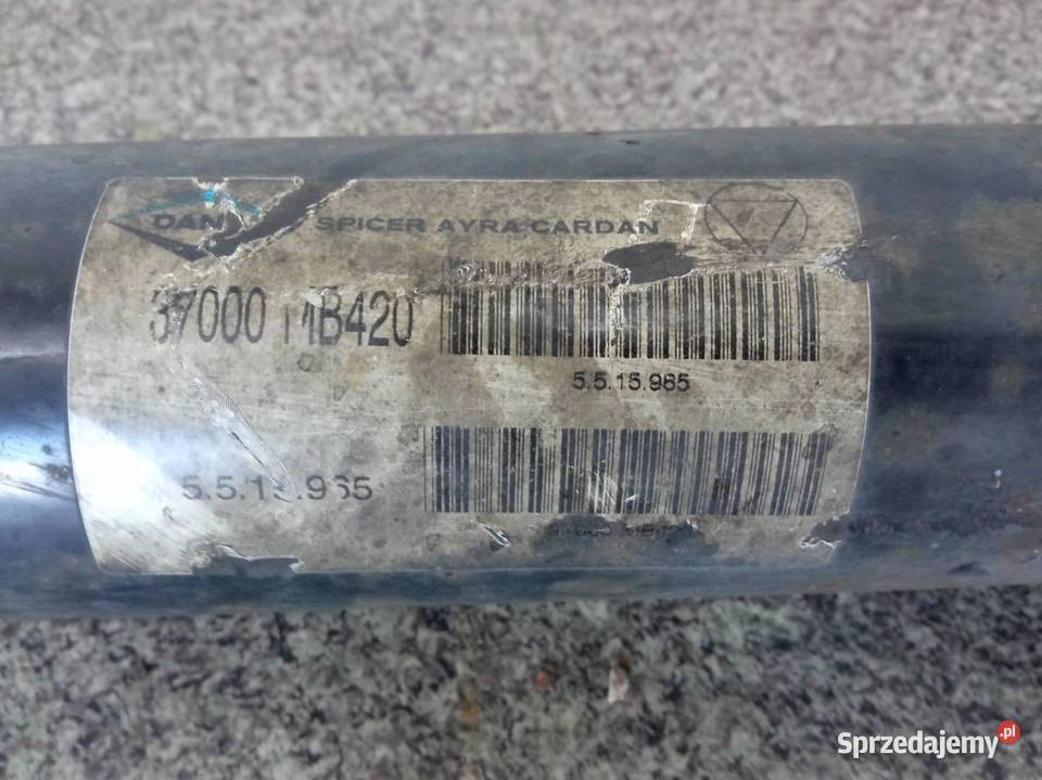 WAŁ NAPĘDOWY 25 D DXI DCI NISSAN CABSTAR sprzedam