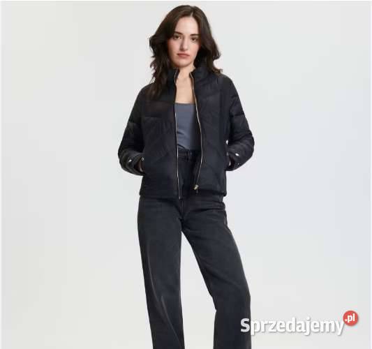 czarna kurtka pikowana xxs 32 stójka kołnierz Toruń