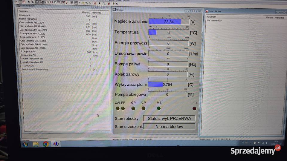 Nowy nowe ogrzewanie postojowe Scania Webasto wielkopolskie Pleszew