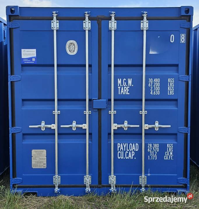 KONTENER MORSKI 20DV NOWY dostępny ręki 6metrowy Czersk