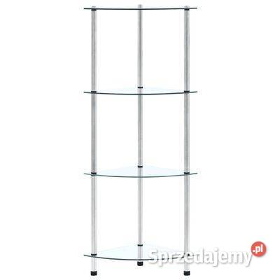 vidaXL 4poziomowa półka przezroczysta 30x30x100 Warszawa