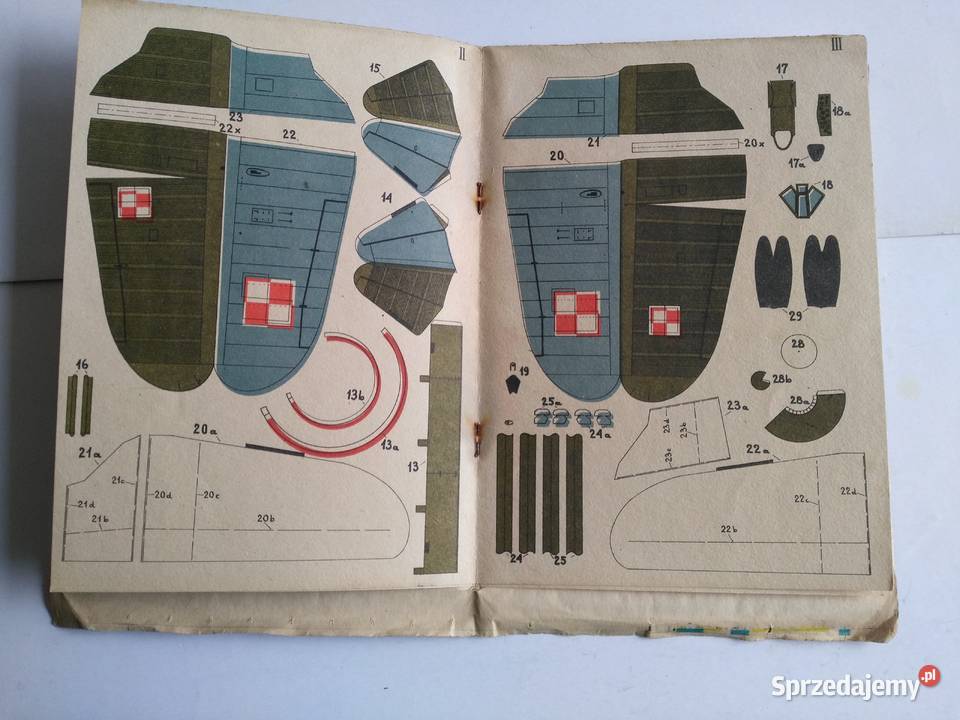 Mały Modelarz 91980 Samolot myśliwski PIIC Dąbrowa Górnicza
