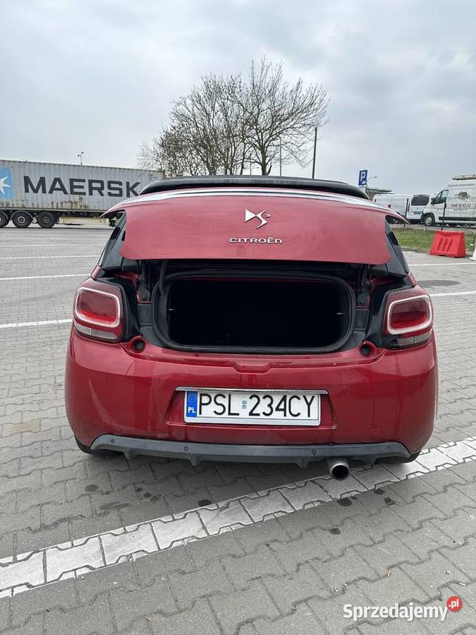 Citroen DS3 Kabriolet Czerwony elektryczne lusterka Gniezno