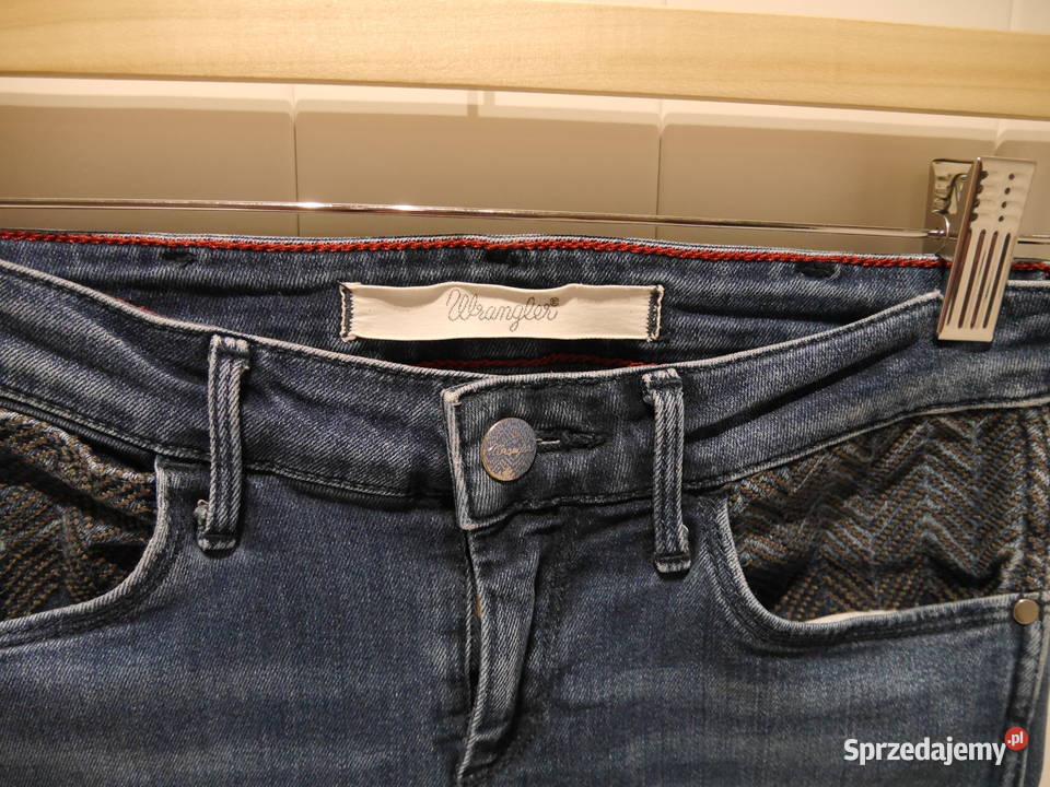 Wrangler świetne spodnie rurki 34 XS Wrocław