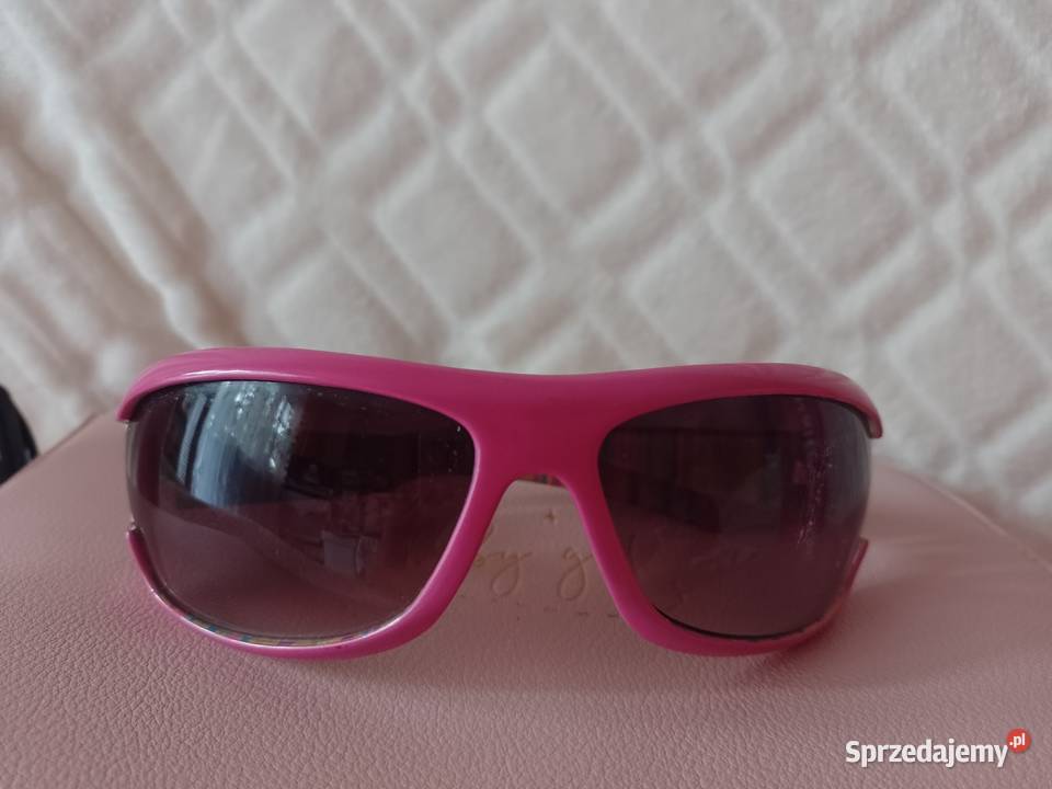 Różowe okulary przeciwsłoneczne z Madrytu Top Dla kobiet małopolskie sprzedam