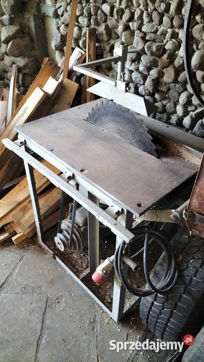 Piła stołowa cerkularka 80x60 silnik 55 KW sila Chocianów