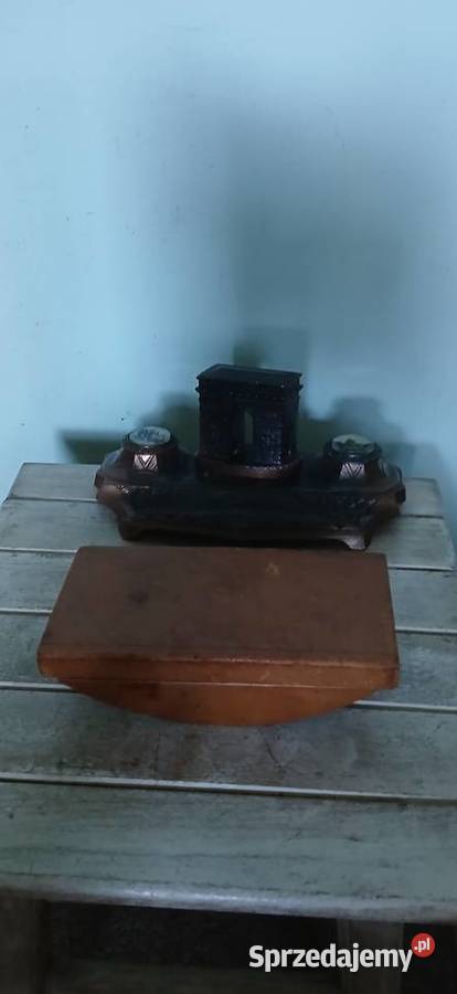 Zabytkowy secesyjny kalamarz z XIX wieku Kraków sprzedam