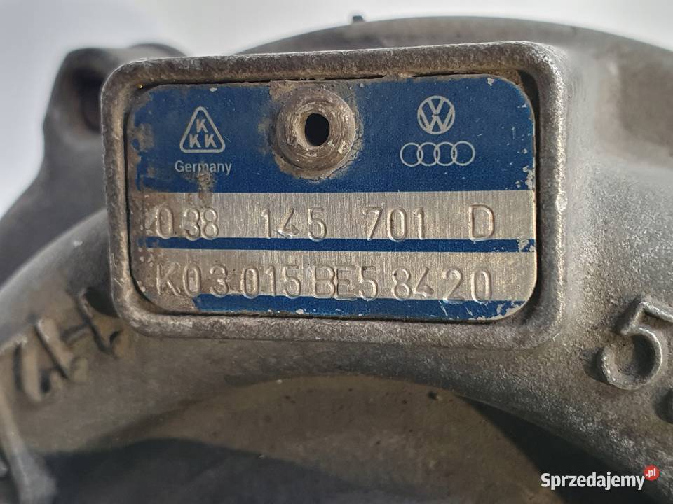 TURBOSPRĘŻARKA Audi A3 8L Golf IV 19 TDI turbo Chełm