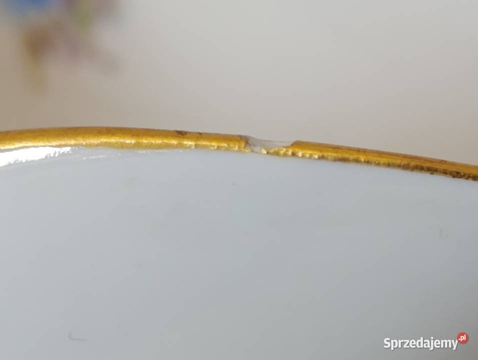 Porcelana MEISSEN Miśnia Sosjera kwiatki pomorskie Gdańsk