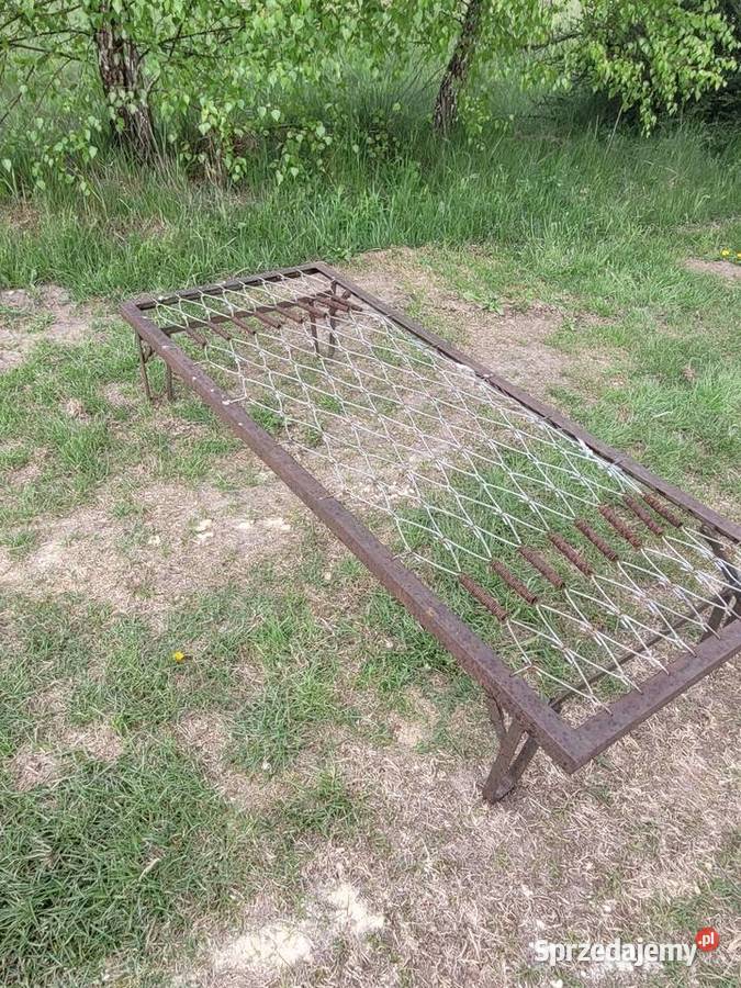 Łóżko metalowe wąskie łódzkie