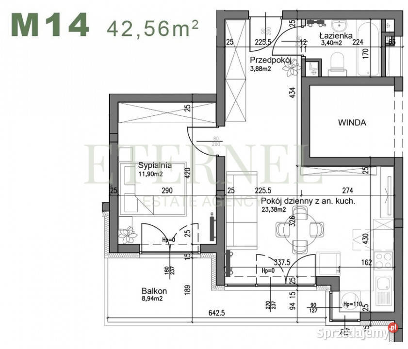 Developerskie mieszkanie 2pokojowe 4256m2 balkon Kraków