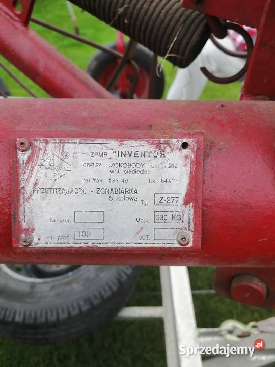 Zgrabiarka przetrzasarka 5 gwiazdowa Busko-Zdrój sprzedam
