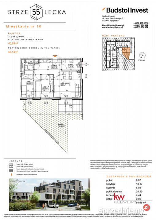 Mieszkanie Bydgoszcz Strzelecka 6065m2 3 blok kujawsko-pomorskie