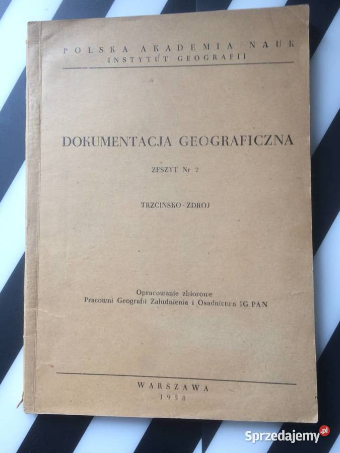 3661 Dokumentacja Geograficzna Trzcińsko Zdrój Szczecin