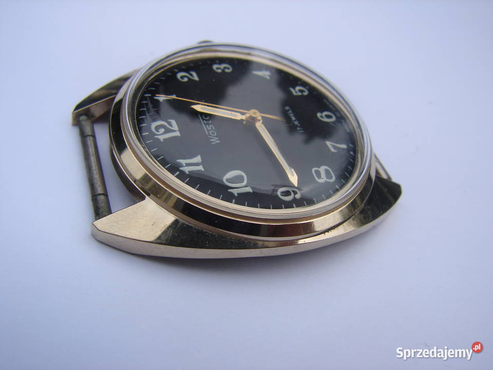 Wostok czarna tarcza elegancki zegarek sprzedam