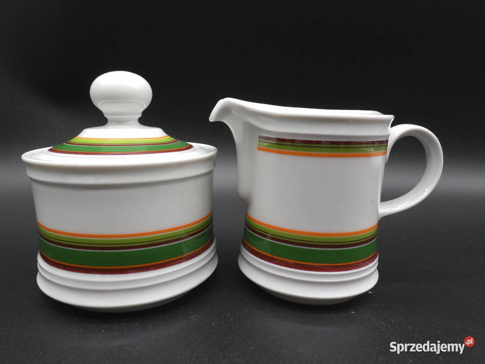 Zestaw Porcelanowy Cukiernica i Mlecznik Raszków sprzedam