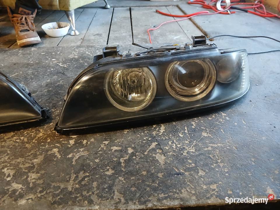 Lampa lewa przód Soczewka Ringi BMW E39 Lift Lampy przednie