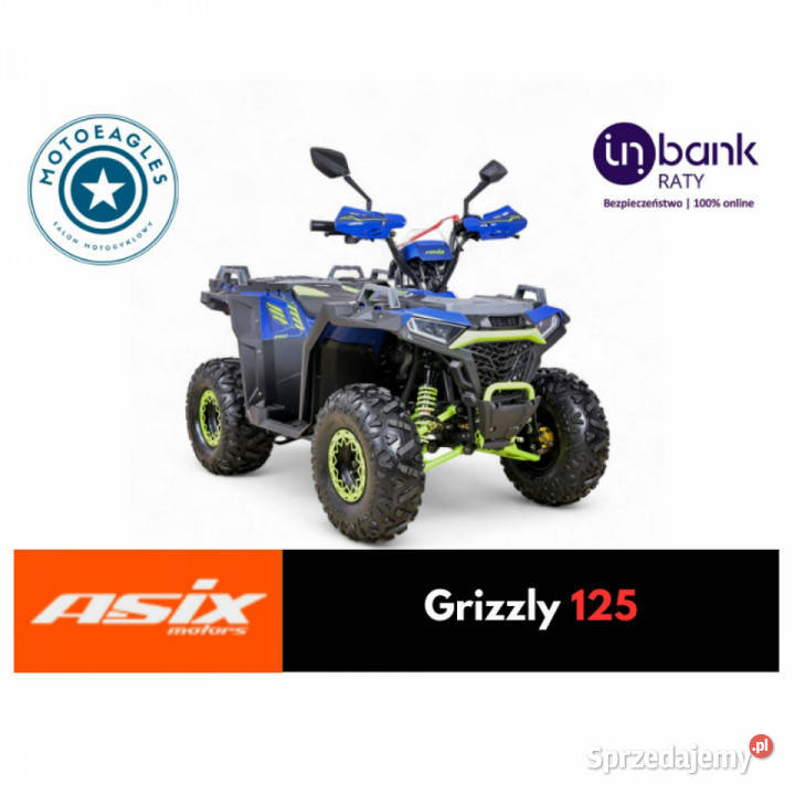ASIX Inny Quad ASIX Grizzly 125 Transport Raty Stare Miasto