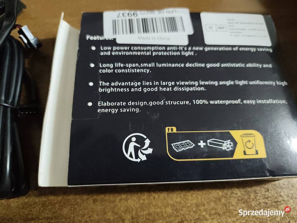 Światła do jazdy dziennej LED RGB wielokolorowe Trzebinia