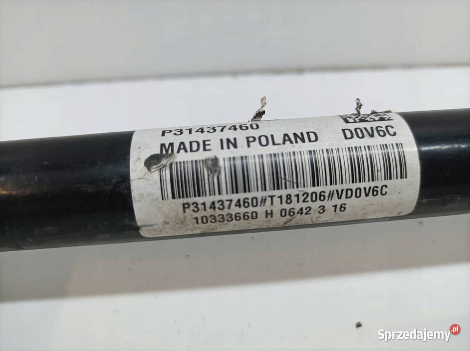 PÓŁOŚ TYŁ 20 D AWD 190 31437460 Volvo V60 II