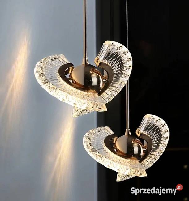 Żyrandol nowoczesny lampa wisząca glamour złota Warszawa sprzedam