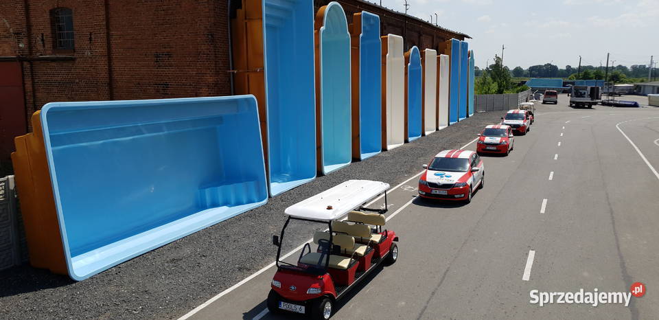 Basen ogrodowy poliestrowy Komplet 75x32 Olsztyn