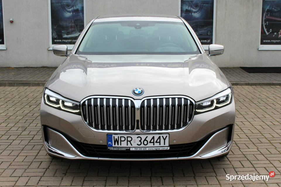 BMW 745 FV23 394 SalonPL Skóra Navi Kamera HUD kurtyny powietrzne mazowieckie Sokołów sprzedam