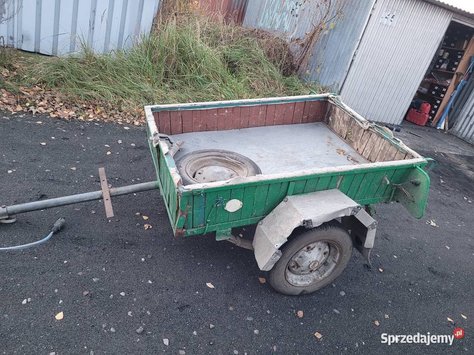 Przyczepka sam oś na resorze burtowe Szczecin