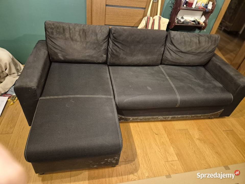 Narożnik czarny lewy 230x140 Warszawa Bemowo