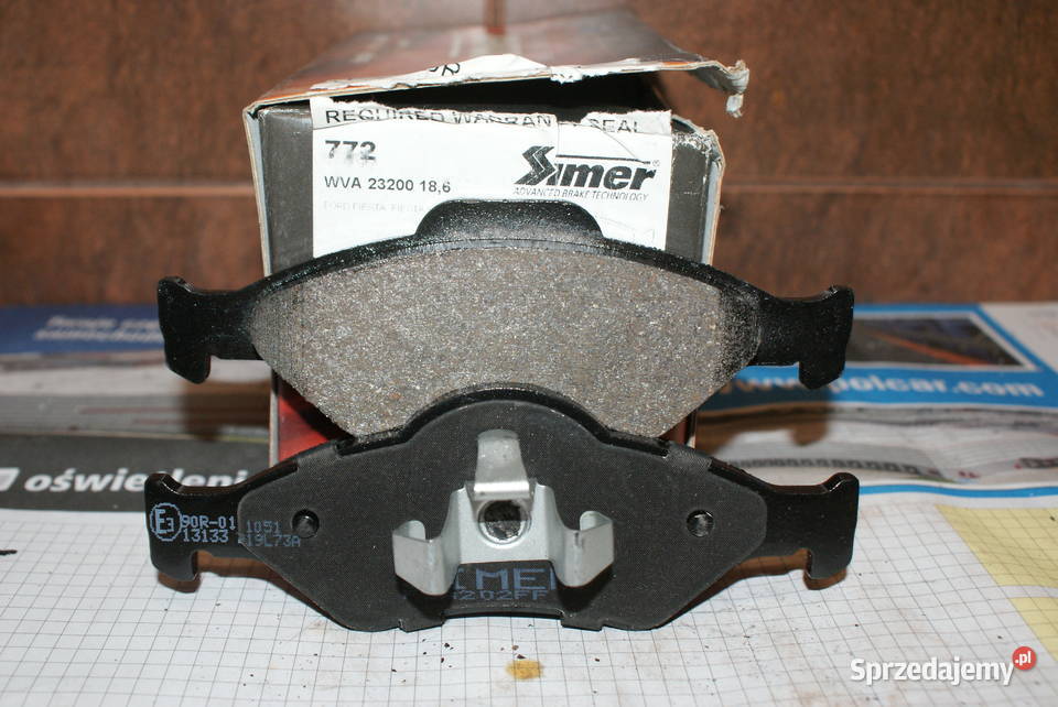 KLOCKI HAM FORD FIESTA KA MAZDA121 00 SIMER 772 Układ hamulcowy mazowieckie