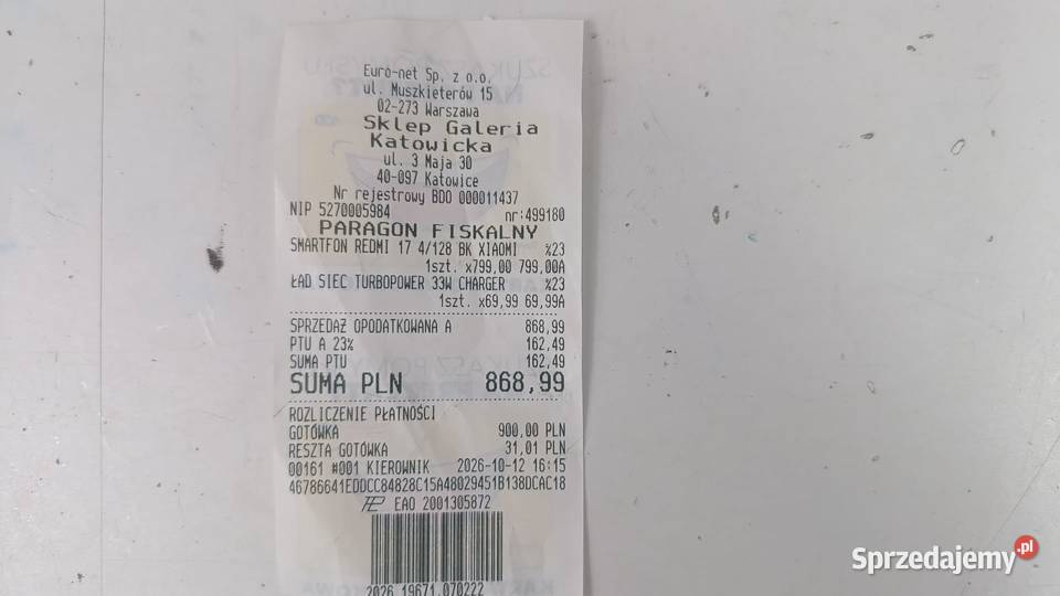 Smartfon Redmi 17 4128GB śląskie Katowice