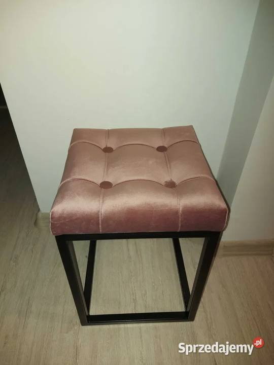 Taboret stołek LOFT tapicerowany industrial T001 małopolskie Kraków