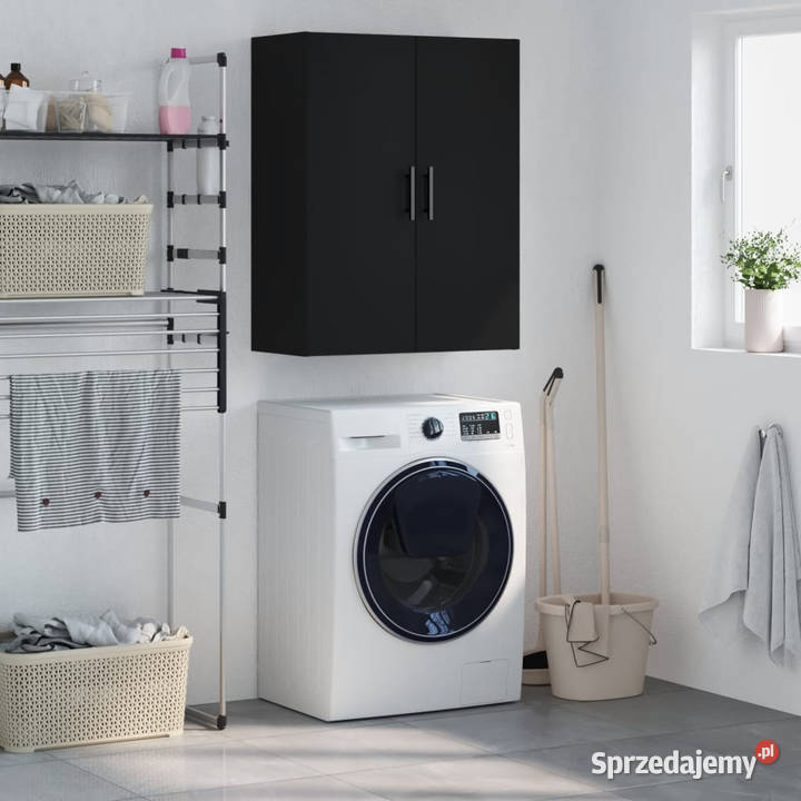 Szafka wisząca czarna 695x34x90 WM828445 Warszawa sprzedam
