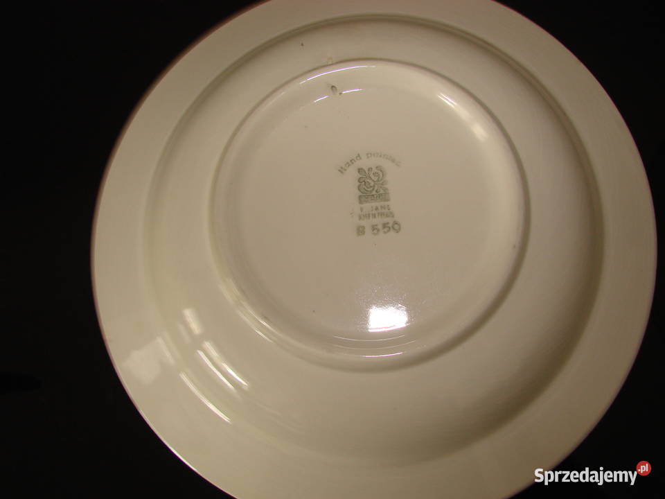 Włocławek fajansowy talerz