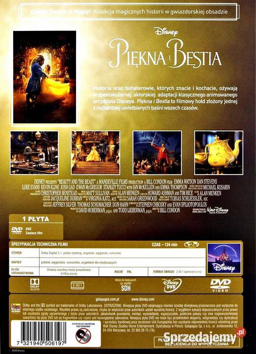 PIĘKNA I BESTIA EMMA WATSON DISNEY UWIERZ W