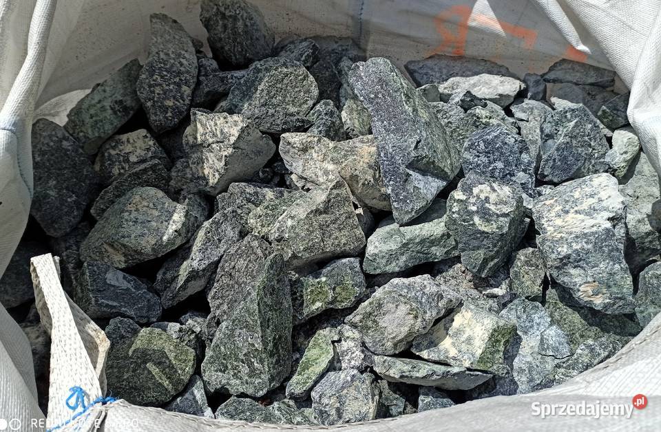 Kamień Zielony do gabionu Biała Marianna Zielona Góra