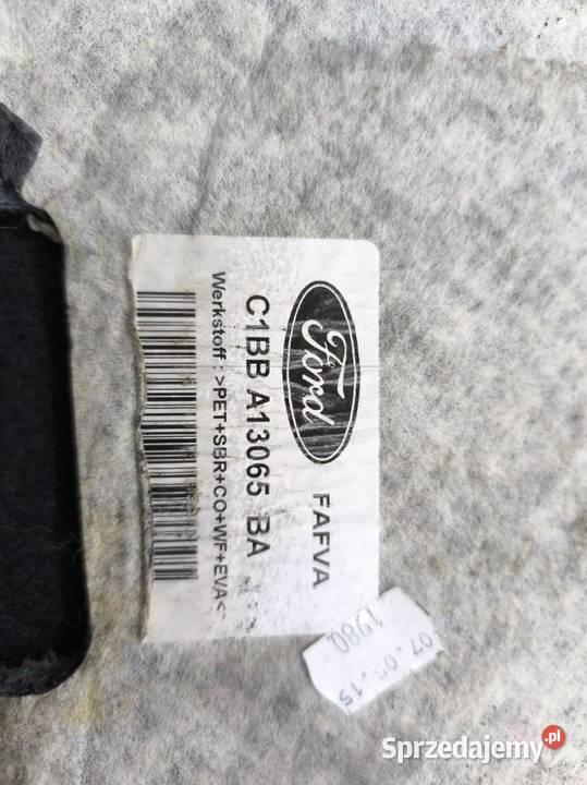 WYKŁADZINA PODŁOGA BAGAŻNIKA FORD FIESTA MK7 sprzedam