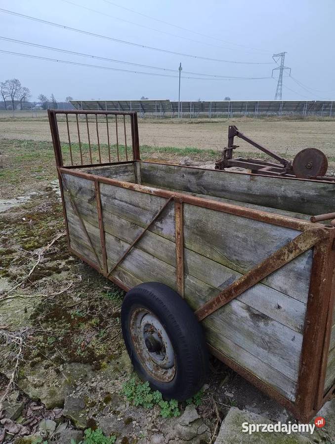 Wózek do zwierząt traktorowy Przyczepy rolnicze Siemkowice sprzedam