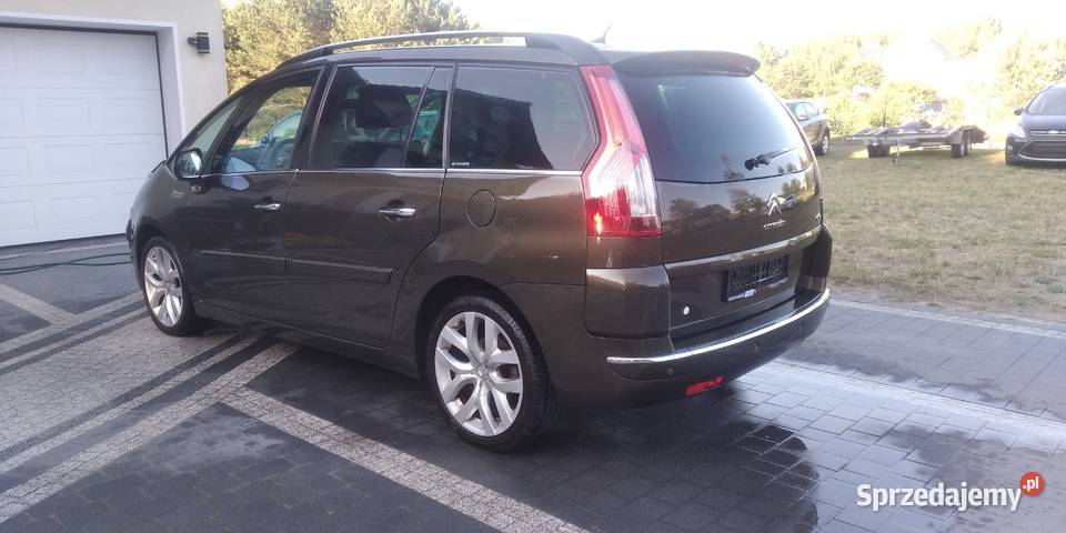 Citroen C4 grand Picasso 20hdi exlusiv brązowy Rok produkcji 2010 C4 Grand Picasso Kościerzyna