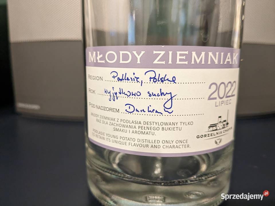 Młody Ziemniak Butelka PUSTA Kolekcjonerska 05L mazowieckie sprzedam