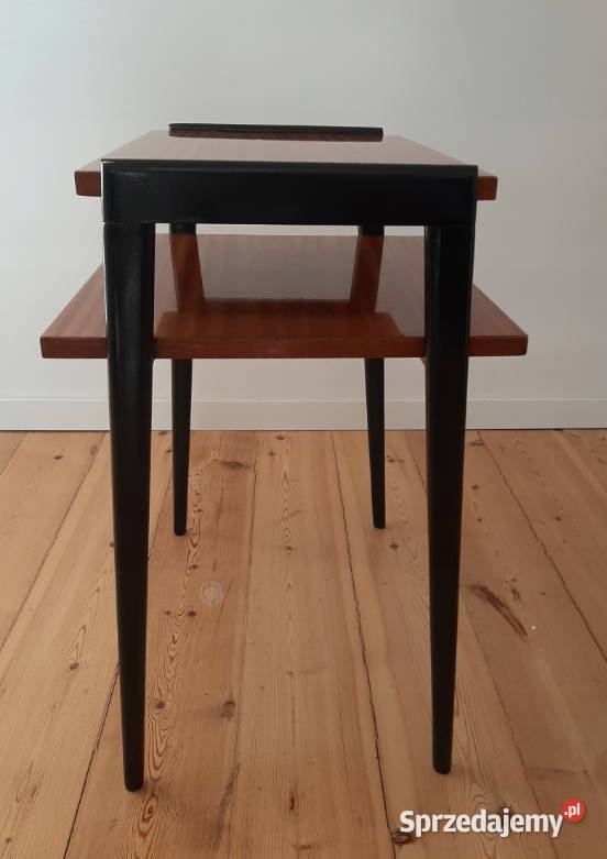 Stolik Szafka pod RTV Patyczak Vintage PRL 40cm Konsole śląskie Katowice